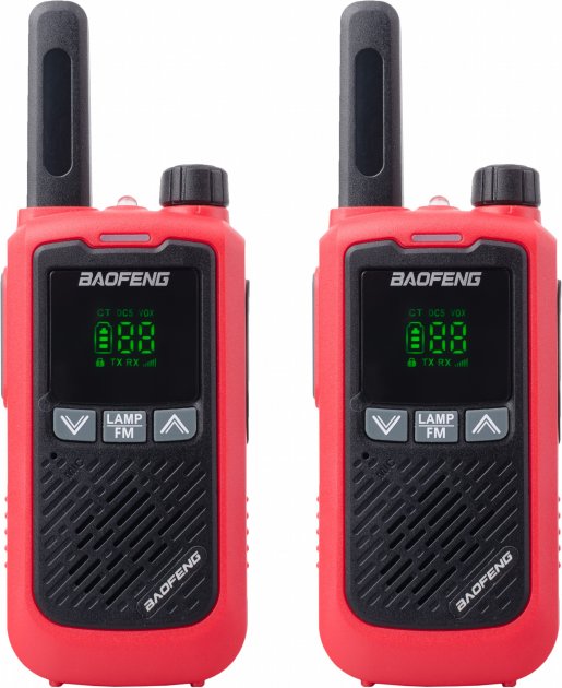 Комплект рацій Baofeng BF-T17 RED TWIN PACK 2 шт